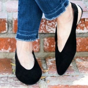 Everlane Suede V Flats